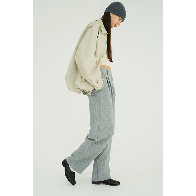 クラネ CLANE 2タック スェット パンツ TWO TUCK SWEAT PANTS