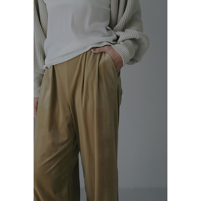 マノフ MANOF ベロア 2ウェイ パンツ VELOUR 2WAY PANTS 【2025 新作