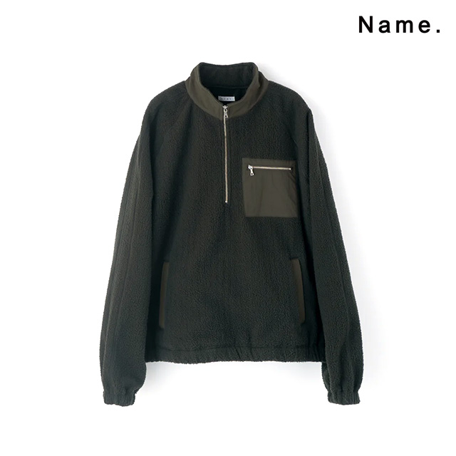 Name. ネーム ボアフリース トラック ジャケット BOAFLEECE TRACK JACKET ハーフジップ【2025 新作】