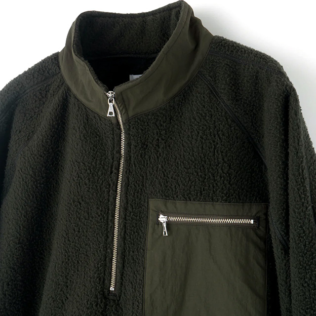 Name. ネーム ボアフリース トラック ジャケット BOAFLEECE TRACK JACKET ハーフジップ【2025 新作】 Name. ネーム ボアフリース トラック ジャケット BOAFLEECE TRACK