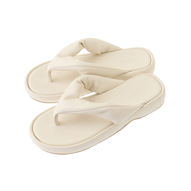 マノフ MANOF パッド ツイスト サンダル PADDED TWIST SANDAL フラットソール レディース 【2025 新作】