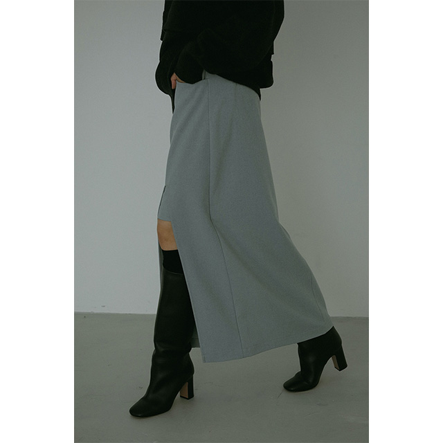 マノフ MANOF スリット レイヤード スカート SLIT LAYERED SKIRT