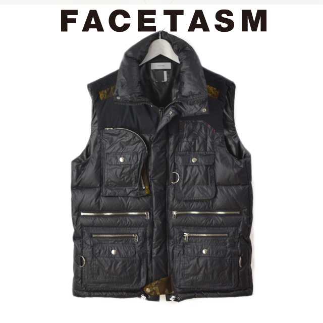 FACETASM ファセッタズム DOWN VEST ダウンベスト メンズ 大きいサイズ 2019 新作