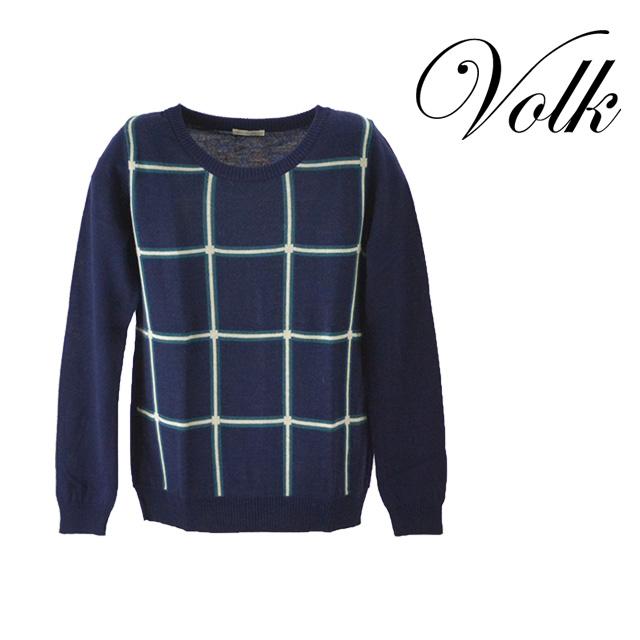 GREENDALE GARNET/グリーンデイル ガーネット チェックニット レディース ニット