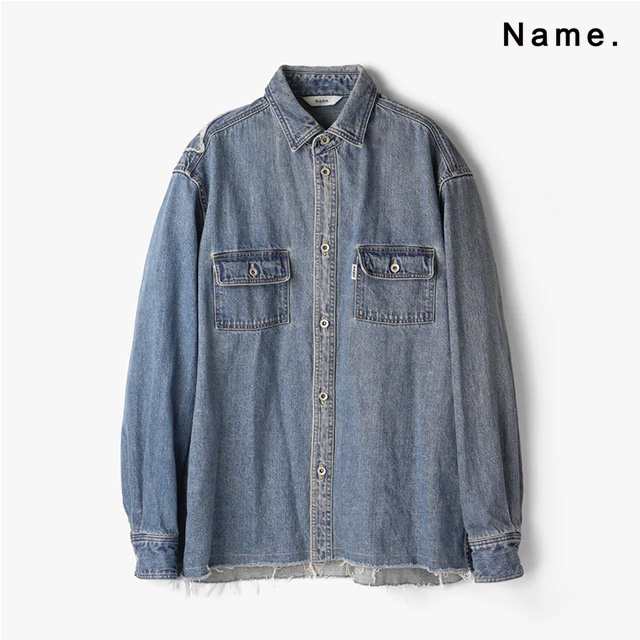 Name. ネーム ARP リメイク デニム ボックス シャツ ARP REMAKE DENIM BOX SHIRT【2023 新作】