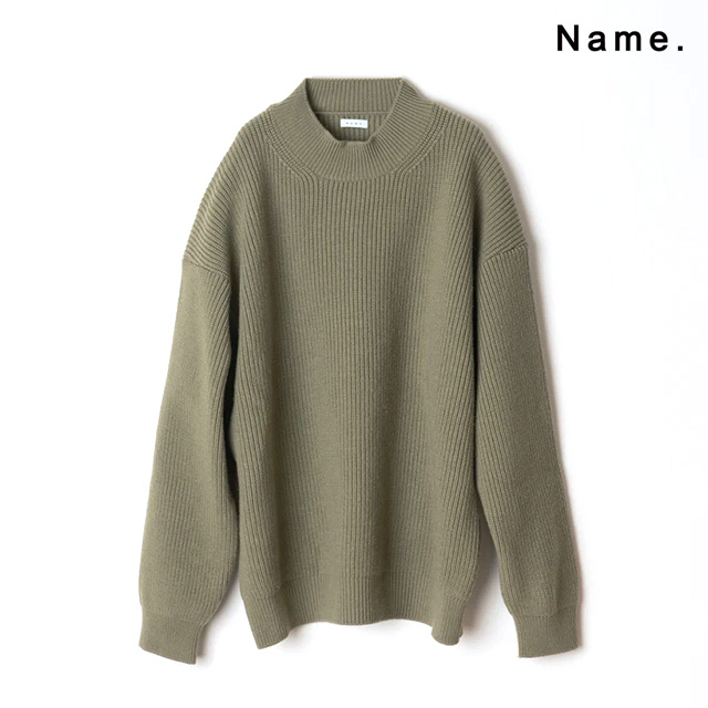 Name. ネーム FRENCH WOOL MOCKNECK KNIT SWEATER フレンチ ウール モックネック ニット セーター 【2024 新作】の通販は