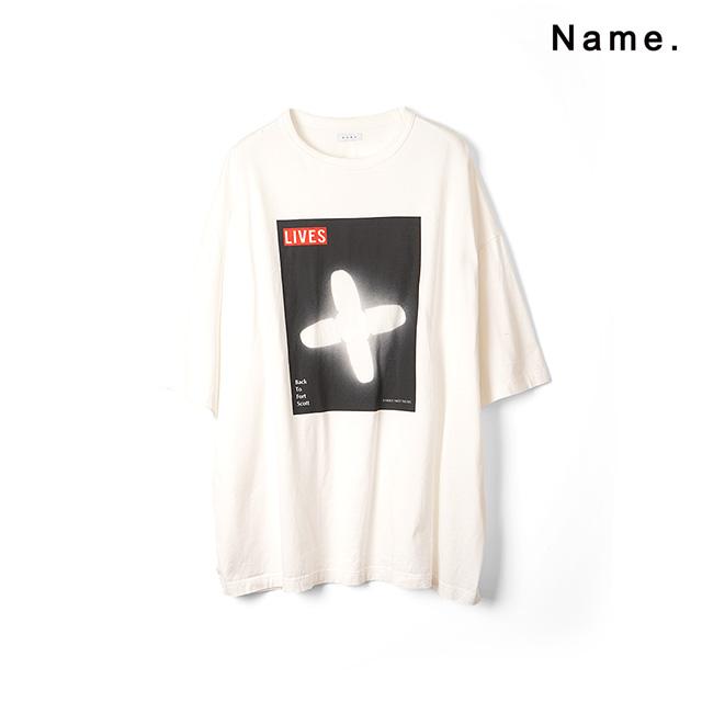 Name. ネーム シルケット コットン フォト プリント Tシャツ SILKETE COTTON PHOTO PRINT TEE 