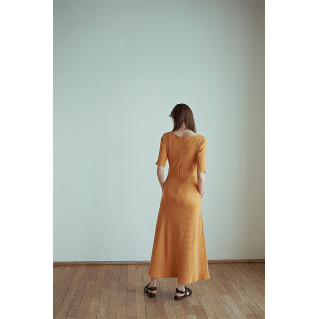 クラネ CLANE リブサーキュラー ワンピース RIB CIRCULAR ONE PIECE 【2022 新作】_9