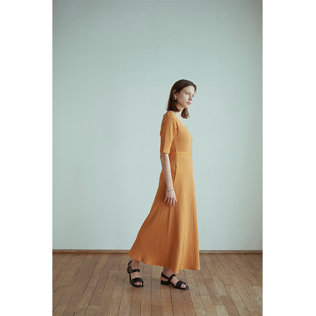 クラネ CLANE リブサーキュラー ワンピース RIB CIRCULAR ONE PIECE 【2022 新作】 クラネ CLANE リブサーキュラー ワンピース RIB CIRCULAR ONE PIECE