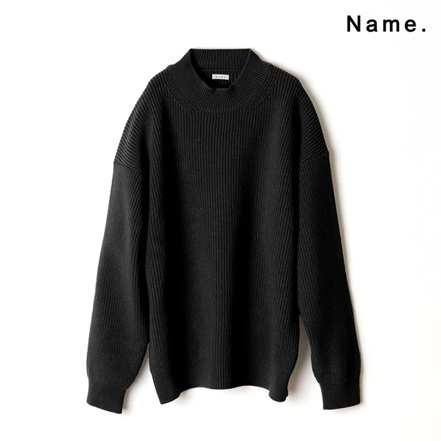 Name. ネーム FRENCH WOOL MOCKNECK KNIT SWEATER フレンチ ウール モックネック ニット セーター 【2024 新作】の通販は