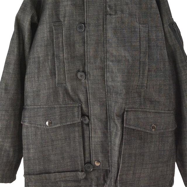 CASSAVES/カザベス n3b メンズ ジャケット ボア アウター インディゴ デニム ボア 無地 カジュアル 秋冬 CASSAVES/カザベス n3b メンズ ジャケット ボア アウター インディゴ