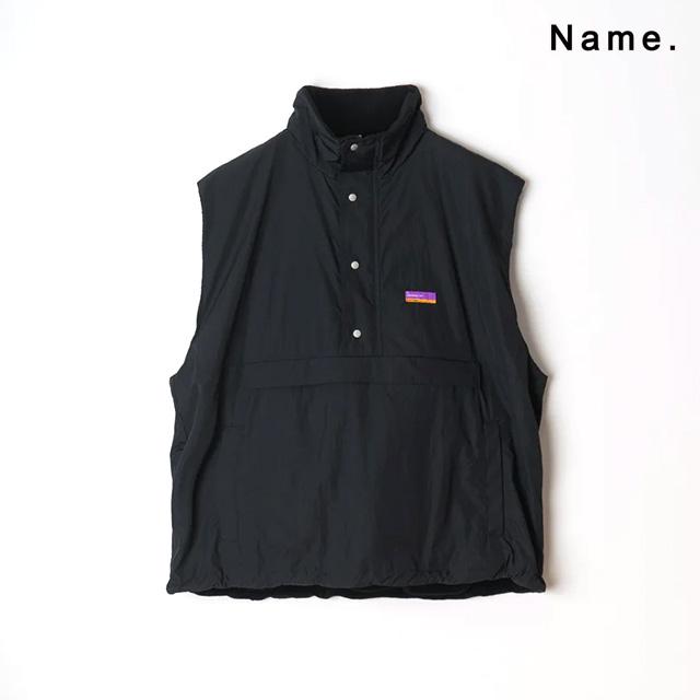 Name. ネーム REVERSIBLE NYLON VEST リバーシブル ナイロン ベスト【2024 新作】