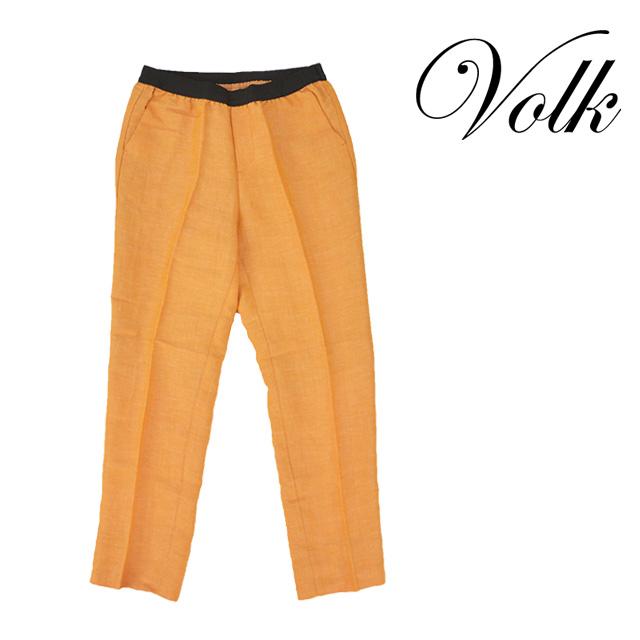 Cynical シニカル ウエストゴムパンツ レディース オレンジ イエロー 麻 ゴム おしゃれの通販はau Pay マーケット ストアフォルク