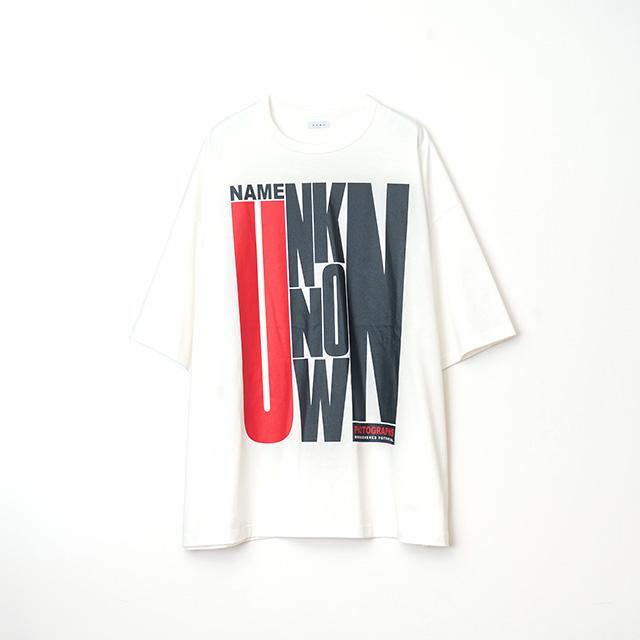 Name. ネーム SILKETE COTTON BIG TEE "UNKNOWN" シルケット コットン ビッグ T 【2025 新作】
