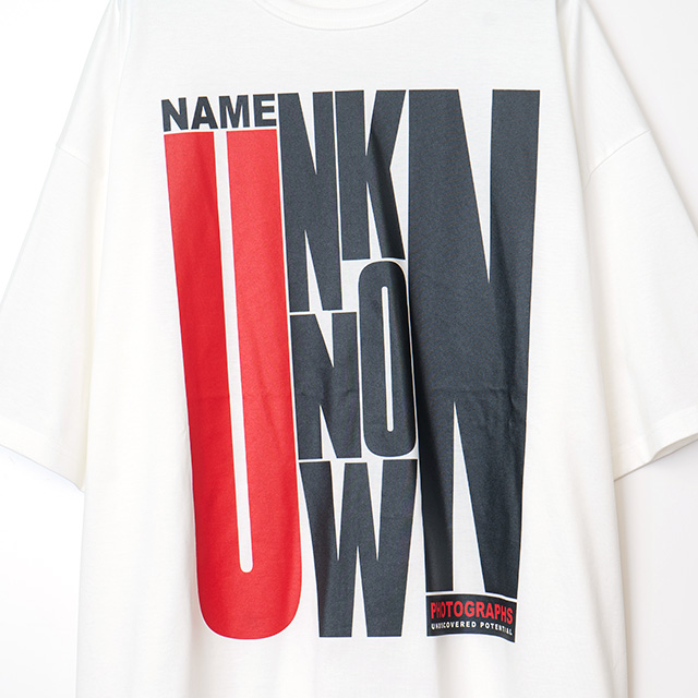 Name. ネーム SILKETE COTTON BIG TEE "UNKNOWN" シルケット コットン ビッグ T 【2025 新作】