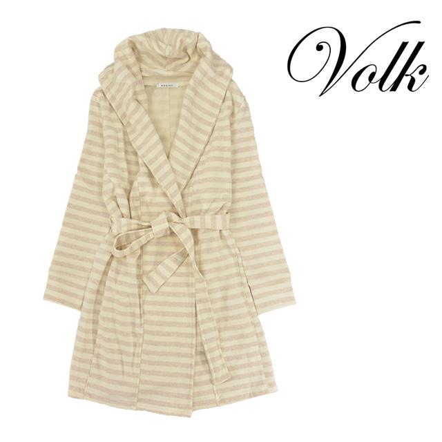 ROSIEE/ロージー ボーダースウェットロングカーディガン レディース アウター カーディガン