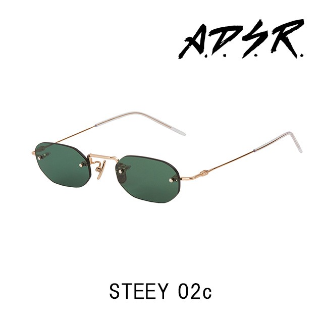 純正特注品 A.D.S.R. サングラス STEELY 02(ｃ) アイウェア エーディーエスアール ADSR