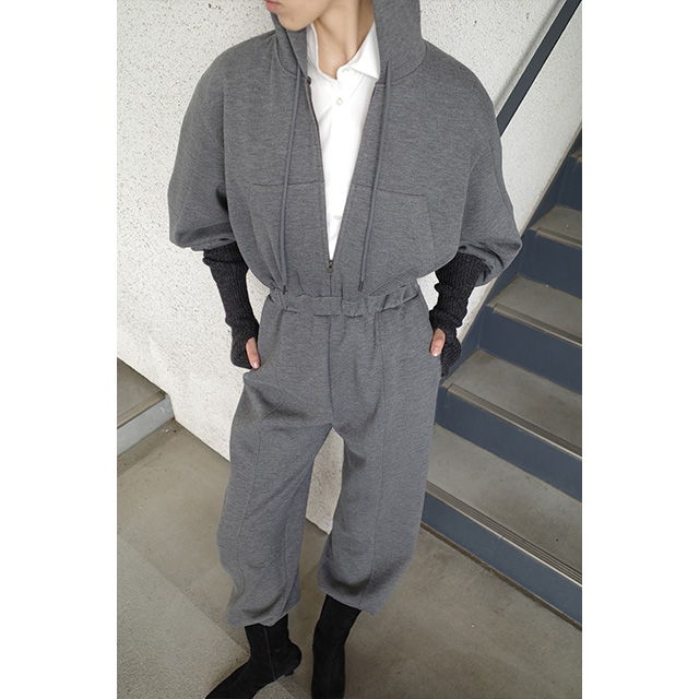 クラネ CLANE フーディー スウェット オールインワン HOODED SWEAT ALL 