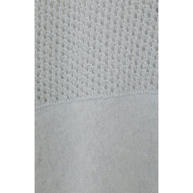 マノフ MANOF モヘア ポロニット MOHAIR POLO KNIT フロントスリット 長袖 【2025 新作】_5