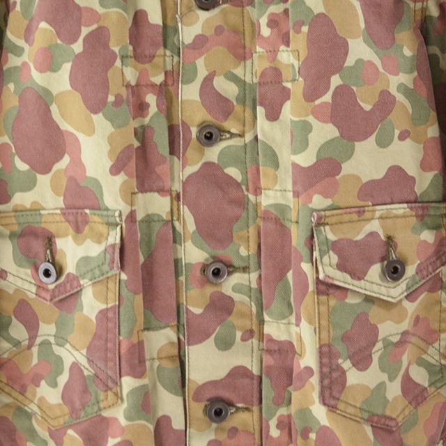 PARADI/パラディ デニム ジャケット メンズ Gジャン カモフラ 迷彩