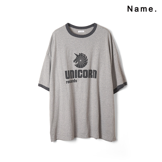 Name. ネーム 40/2 COTTON PRINT TEE 