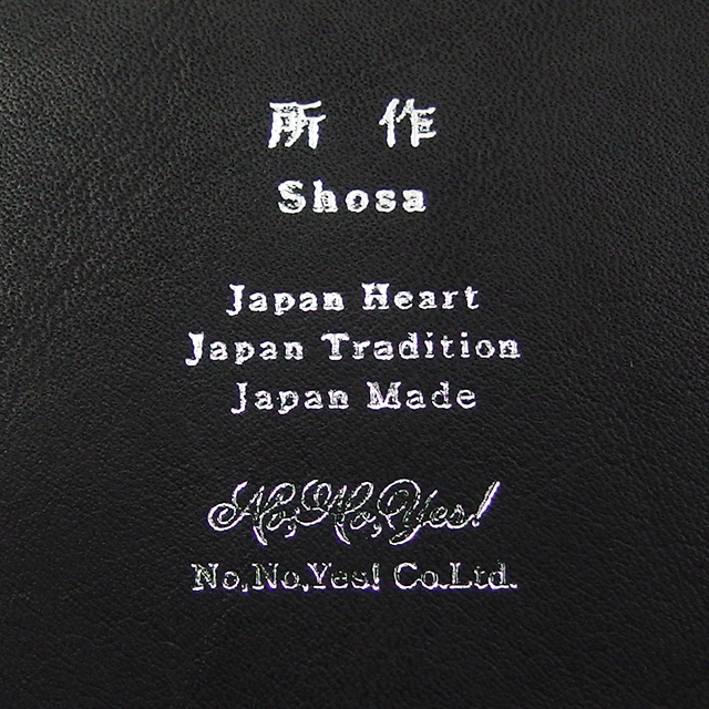 所作 -shosa- 長財布 レザーロングウォレット サイフ No No Yes!! プレゼント ギフト