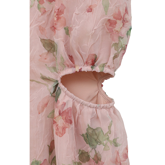 クラネ CLANE シアー フラワー ミニ パフ ワンピース SHEER FLOWER MINI PUFF ONEPIECE【2025 新作】 クラネ CLANE シアー フラワー ミニ パフ ワンピース SHEER FLOWER