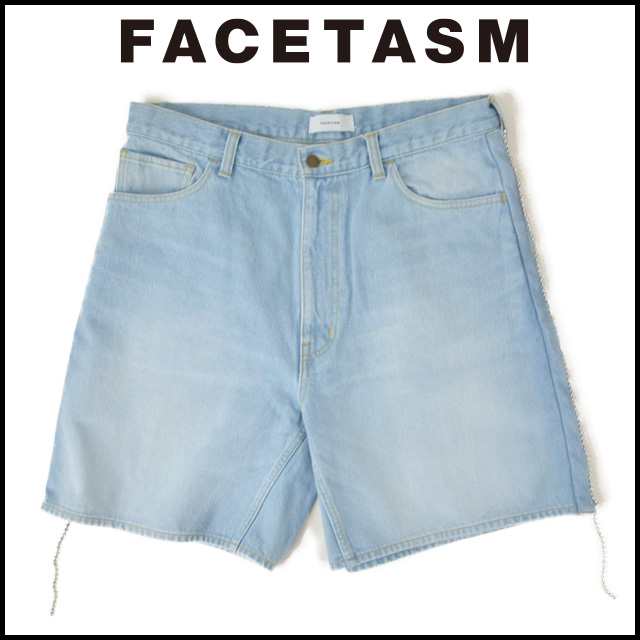 FACETASM ファセッタズム BALL CHAIN DENIM SHORTS デニムショーツ