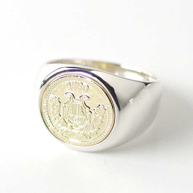 シンパシーオブソウル クラシック コインリング シルバー sympathy of soul Classic Coin Ring Silver  K18｜au PAY マーケット