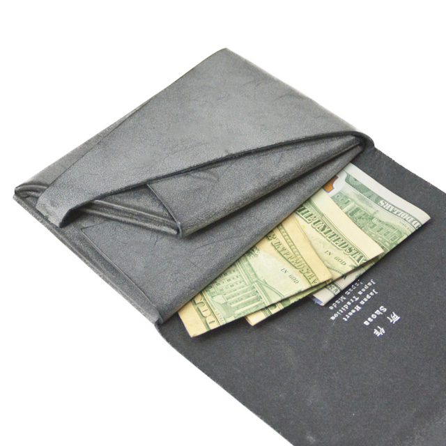 所作 財布 ブライドル ブラック レザー ショート ウォレット サイフ