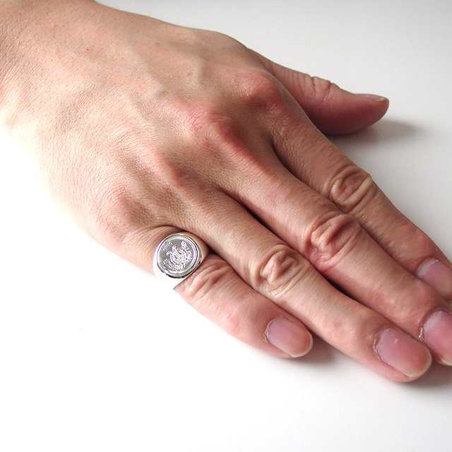 シンパシーオブソウル クラシック コインリング シルバー sympathy of soul Classic Coin Ring Silver｜au  PAY マーケット