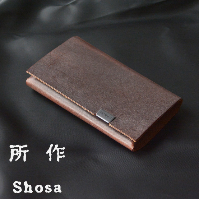 所作 財布 ケース 【ブライドル】 バーガンディ shosa No,No,Yes! 【正規販売】 【送料無料】