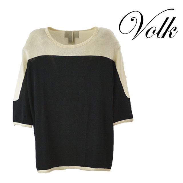 AMNIA/アムニア HOLD-UP SLEEVE　LOUNGE T-SHIRT バイカラープルオーバー メンズ