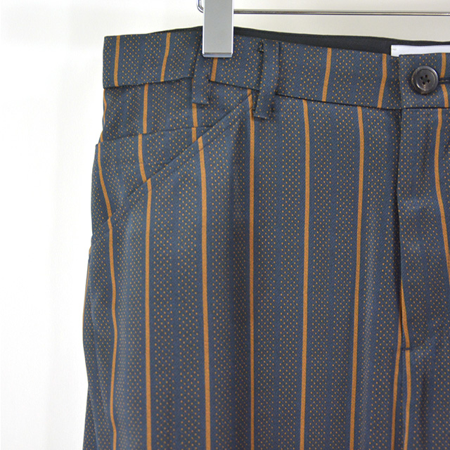 SISE シセ STRIPE WIDE TUCK TARPERED PANTS ストライプ ワイド タック パンツ メンズ 2019 新作