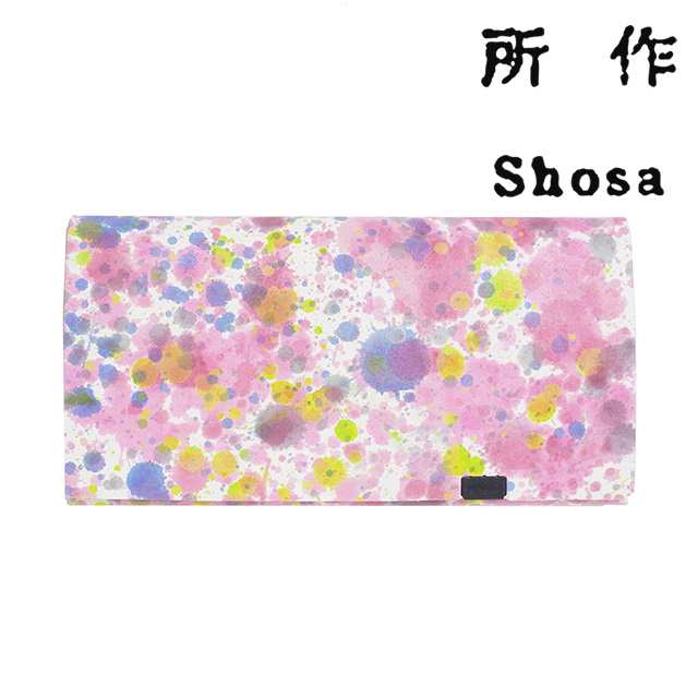 日本最大のブランド 所作 財布 印象派 レザー ロング ウォレット shosa