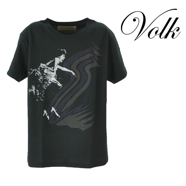 HEALTH/ヘルス DOOPA プリントアップリケTシャツ メンズ トップス Tシャツ 半袖  黒