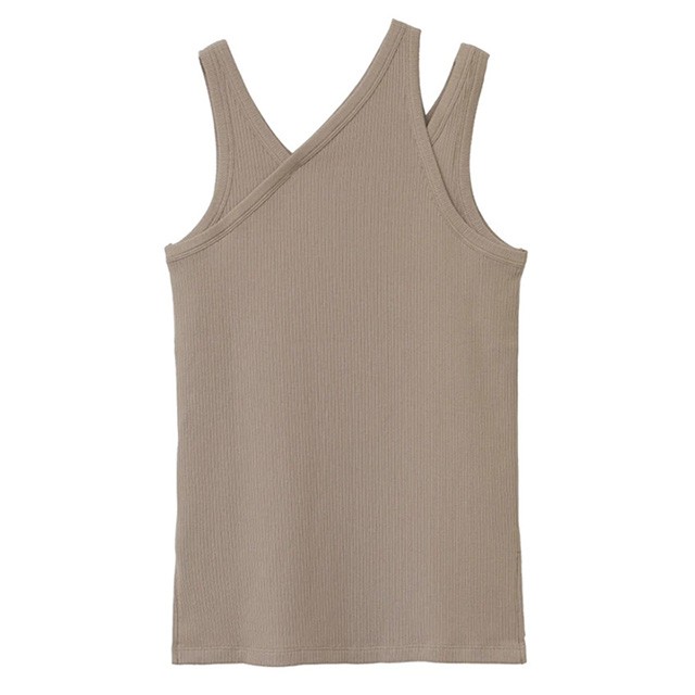 クラネ CLANE ワンショルダー タンクトップ ONE SHOULDER LAYERD TANK TOPS【2021 新作】