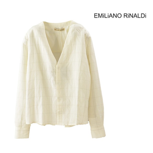 EMiLiANO RiNALDi/エミリアーノリナルディ V-NECK-SHIRT Vネックシャツ メンズ