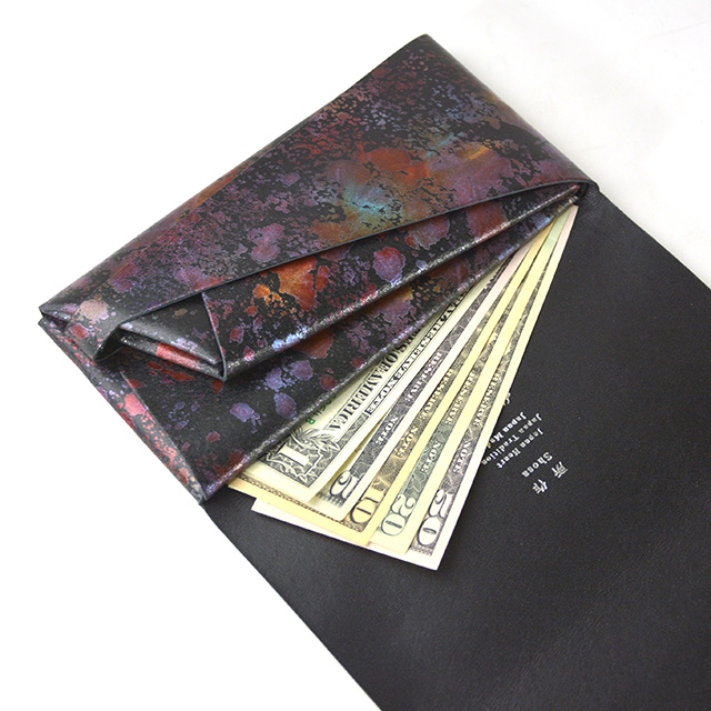 所作 長財布 【オーロラ】 レザー ロング ウォレット shosa No,No,Yes