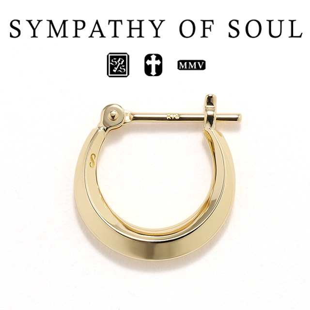 SYMPATHY OF SOUL ムーンフープピアス Sサイズ