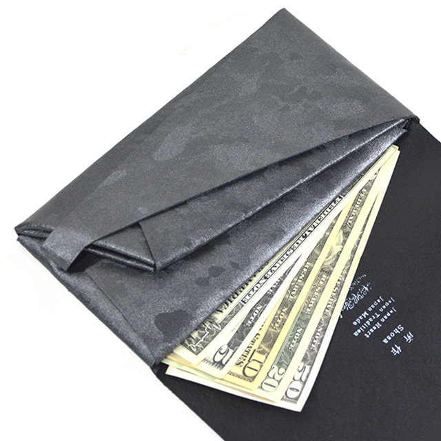 所作 長財布 【ガンメタ 迷彩】 レザー ロング ウォレット メンズ