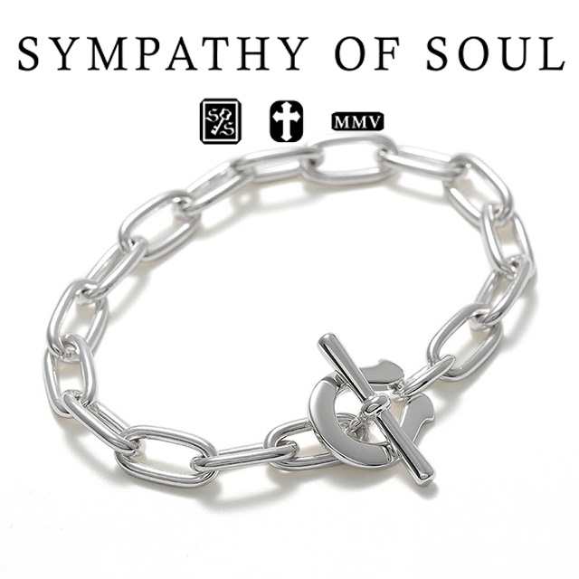 シンパシーオブソウル シックホースシュートグルブレスレット ロングリンク Thick Horseshoe Toggle Bracelet Long Link sympathy of sou