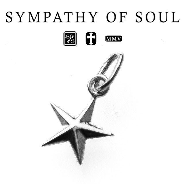 シンパシーオブソウル スモール スターチャーム ペンダント シルバー sympathy of soul