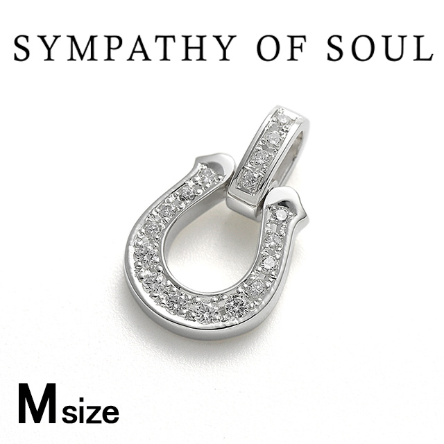 シンパシーオブソウル K18 ダイヤ リング ホースシュー ミディアム