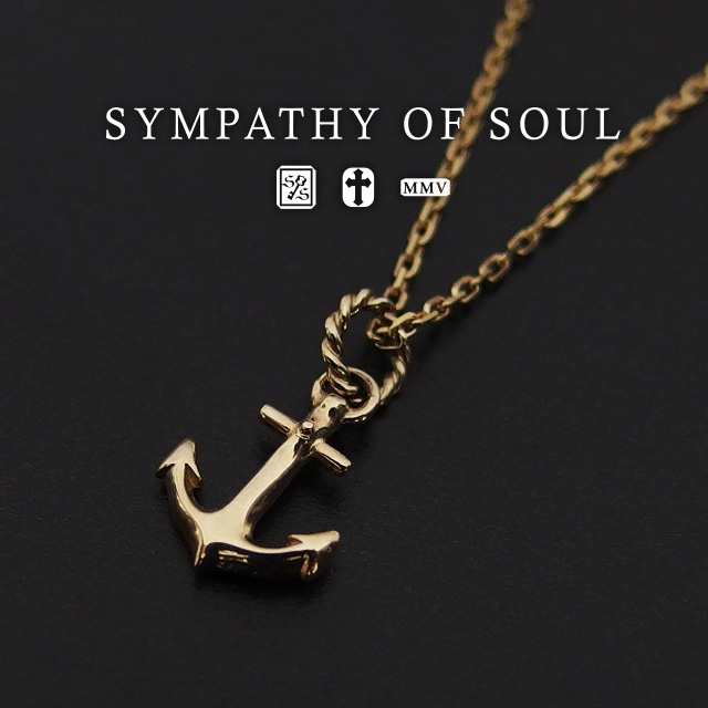 シンパシーオブソウル  Sympathy of Soul　 K10クロスモチーフネックレス メンズネックレス