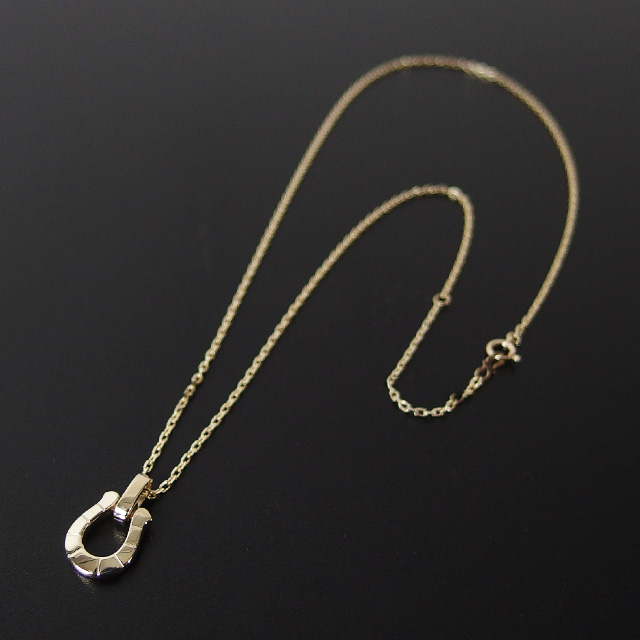 シンパシーオブソウル ホースシュー k10 イエロー ゴールド ネックレス