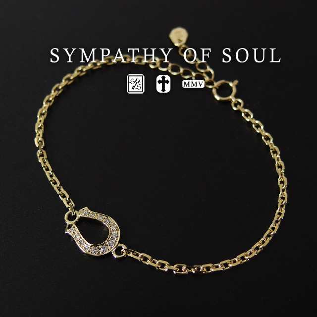 SYMPATHY OF SOUL k18 ホースシュー ブレスレット | hartwellspremium.com