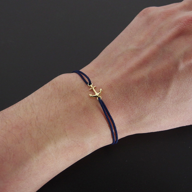 シンパシーオブソウル K18YG ミニフェザーコード ブレスレット