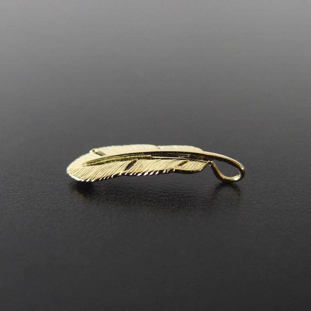 シンパシーオブソウル スモール フェザー チャーム K18 イエロー