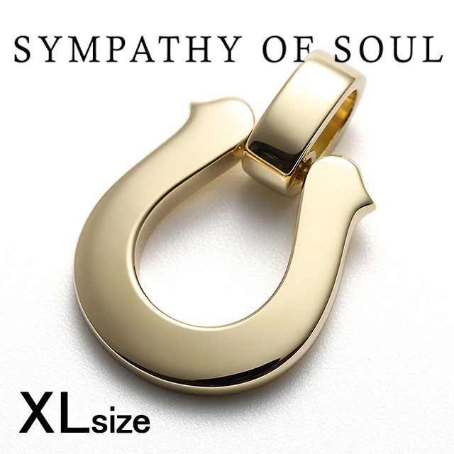 シンパシーオブソウル P2303Y8 エクストララージホースシューペンダント K18イエローゴールド sympathy of soulの通販は 165,000円